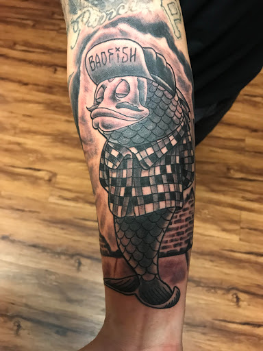 Explore tattoo words ideas for men, creative tattoo ideas in San Pedro, available at Good Vibrations Tattoo