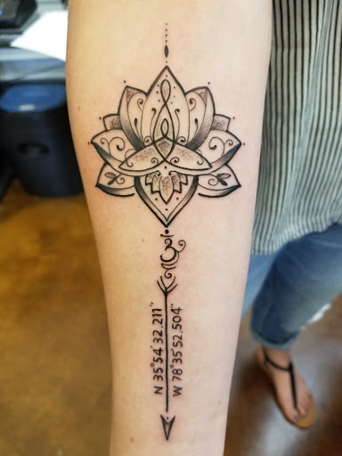 Explore mexican american tattoo ideas, creative tattoo ideas in Raleigh, available at Mad Ethels Tattoo & Body Piercing