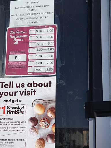 Coffee Store «Tim Hortons», reviews and photos, 3975 S State St, Ann Arbor, MI 48103, USA