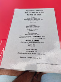 Bar Praia de Água d'Alto à Agua de Alto menu