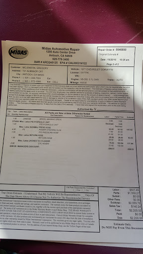 Car Repair and Maintenance «Midas», reviews and photos, 1200 Auto Center Dr, Antioch, CA 94509, USA