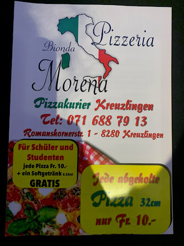 Rezensionen über Pizzeria Bionda Morena Pizza Kurier - Take Away Kreuzlingen TG in Kreuzlingen - Restaurant