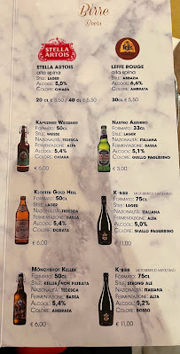 Menu du L’antica pizzeria da Michele Firenze à Florence