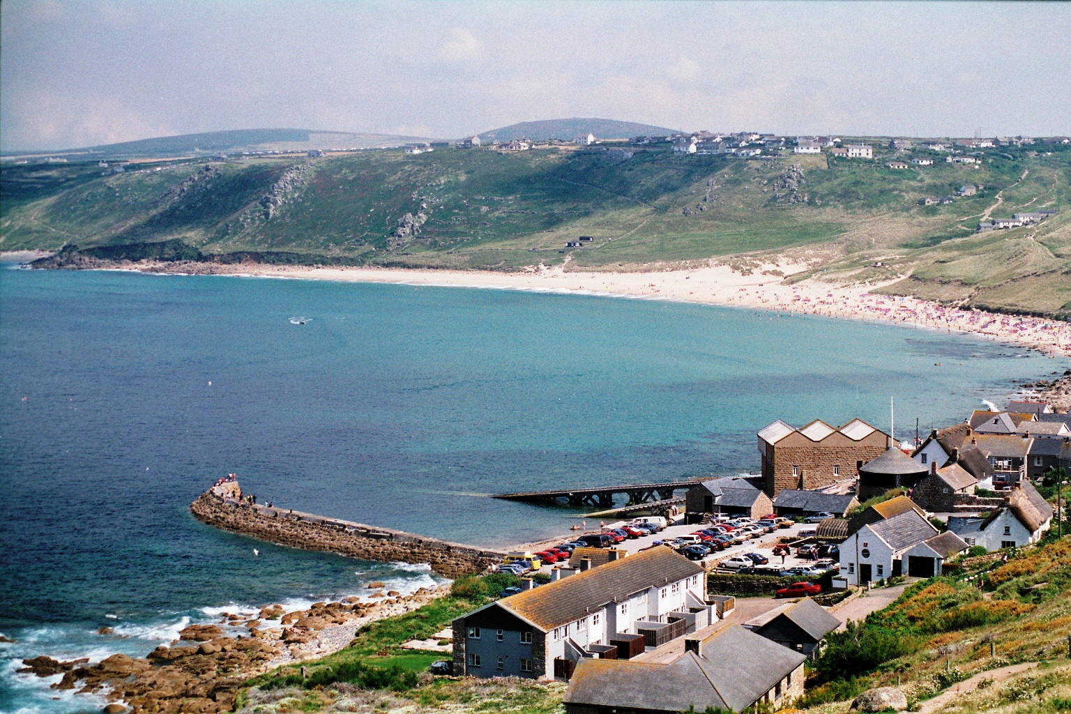 Foto af Sennen Strand faciliteter område