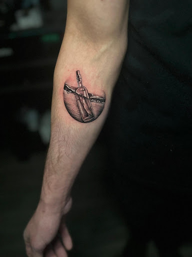 Explore carousel tattoo ideas, creative tattoo ideas in Tampa, available at Emphasis Tattoo