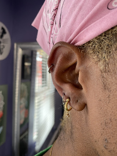 Explore male shoulder tattoo ideas, creative tattoo ideas in Portland, available at Paramount Tattoo Studio