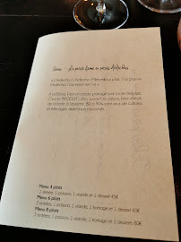 Restaurant LA BÒRIA à Veyras (la carte)