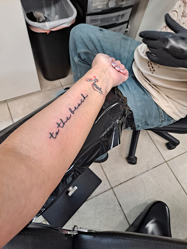 Explore geology tattoo ideas, creative tattoo ideas in Clearwater Beach, available at Psychotic Ink