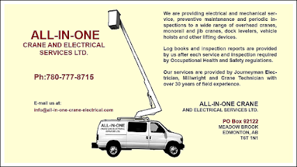 ALL-IN-ONE CRANE AND ELECTRICAL SERVICES LTD.
