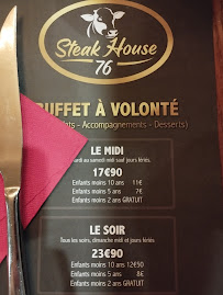 Restaurant RESTAURANT STEAK HOUSE à Le Grand-Quevilly - menu / carte