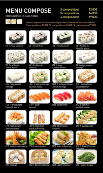 Menu / carte de Sushi 123 à Saint-Mandé