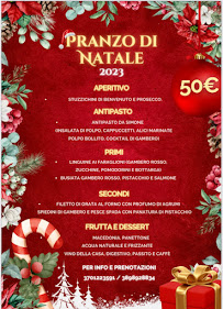 Menu du Trattoria da Simone à Castellammare del Golfo