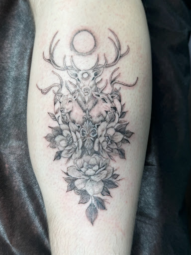 Explore colored tattoo ideas for men, creative tattoo ideas in Vancouver, available at Sacred Yeti Tattoos