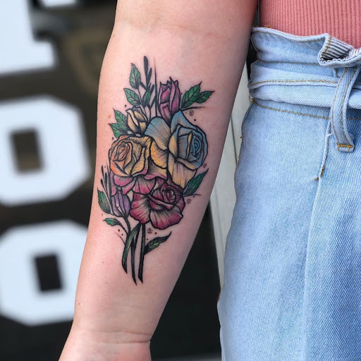 Explore olivia rodrigo tattoo ideas, creative tattoo ideas in Dayton, available at 33 Lions Tattoo