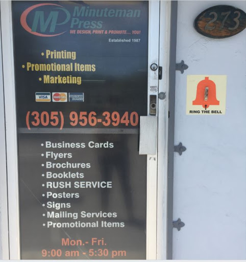 Commercial Printer «Minuteman Press - North Miami Beach», reviews and photos, 273 NE 166th St, Miami, FL 33162, USA