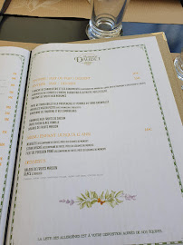 Carte du Restaurant l'Auberge Daudet à La Barben