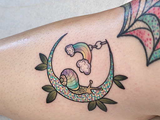 Explore ladies foot tattoo ideas, creative tattoo ideas in Seattle, available at Stairs Tattoo