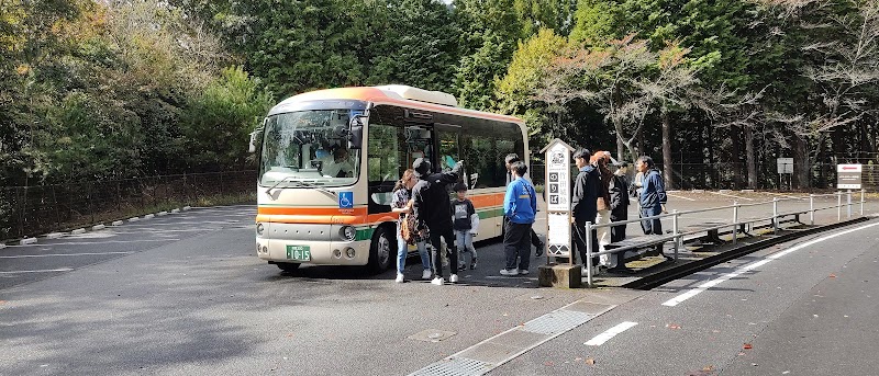 竹田城跡バス停（旧第二駐車場）