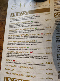 Sitári à Agrigento menu