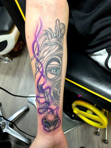 Explore mockingbird tattoo ideas, creative tattoo ideas in Inman, available at The Tat Cave