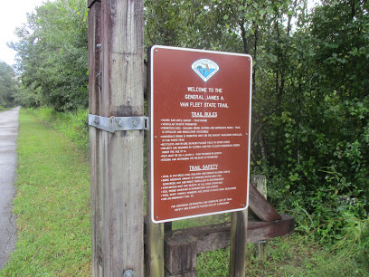 Gen. James A. Van Fleet State Trail and Florida Trail intersection at Deen Still Road