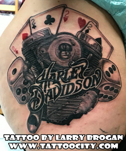 Explore tangled tattoo ideas, creative tattoo ideas in Lockport, available at Tattoo City by Larry Brogan