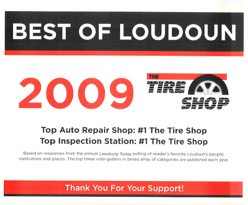 Tire Shop «The Tire Shop», reviews and photos, 925 Edwards Ferry Rd NE, Leesburg, VA 20176, USA