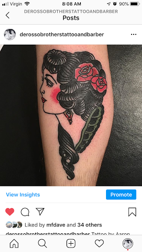 Barber Shop «DeRosso Brothers Tattoo and Barber», reviews and photos, 7907 SW 37th Ave, Portland, OR 97219, USA