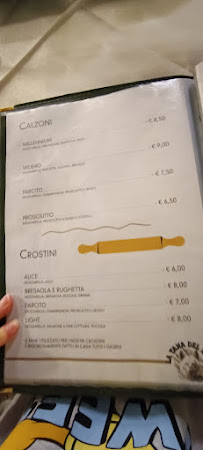 Menu / carte de Ristorante-Pizzeria La Tana Del Lupo à Cretone