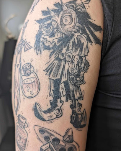 Explore ganesha tattoo ideas, creative tattoo ideas in Cuyahoga Falls, available at Black Moon Ink