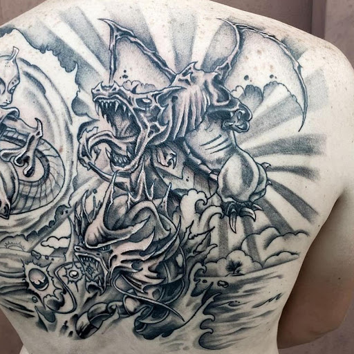 Explore qr code tattoo ideas, creative tattoo ideas in Dallas, available at Change of Tides Tattoo