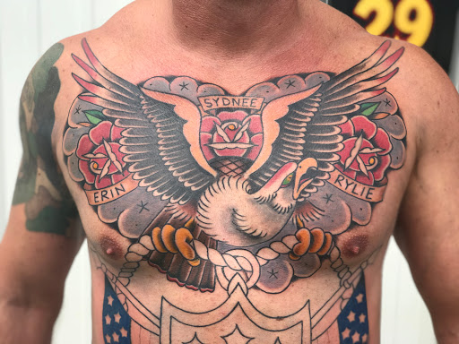 Find earth sign tattoo ideas for your next unique tattoo in Oklahoma City at Black Magic Tattoo