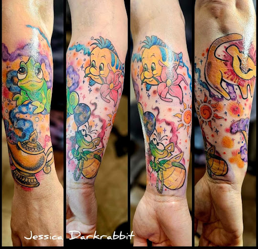 Explore group tattoo ideas for 4, creative tattoo ideas in Onalaska, available at Rock Bottom Tattoo Studio