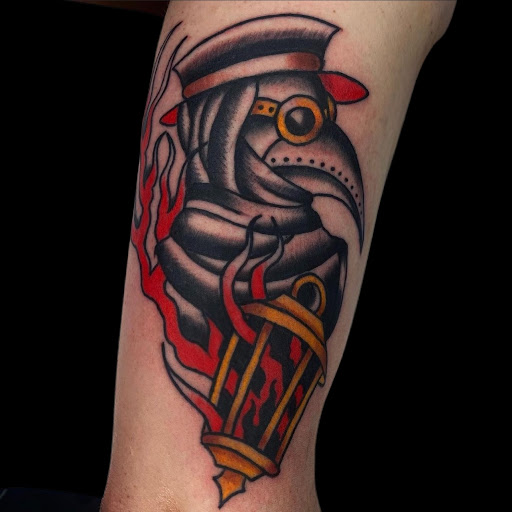 Explore rose tattoo ideas for guys, creative tattoo ideas in Johnson City, available at Gold Cross Tattoo Co.