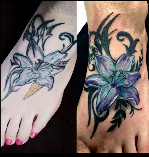 Explore tramp stamp tattoo cover up ideas, creative tattoo ideas in Casa Grande, available at Dream Maker Tattoo Studio