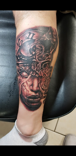 Explore vegeta and bulma tattoo ideas, creative tattoo ideas in Ocoee, available at Slaughterized Ink Tattoo and Piercing Studio