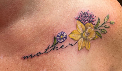 Explore love music tattoo ideas, creative tattoo ideas in Adrian, available at Good Life Tattoo Co.