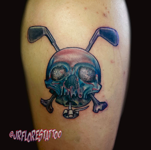Explore skeleton hand tattoo ideas, creative tattoo ideas in Caldwell, available at Blue Ring Studio Tattoo & Piercing