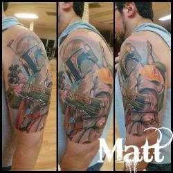 Explore skull and crossbones tattoo ideas, creative tattoo ideas in San Antonio, available at Twisted Tattoo