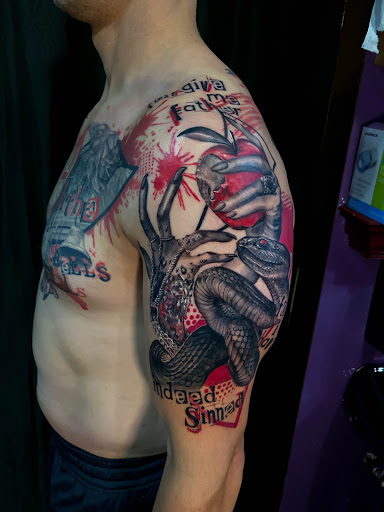 Explore latina tattoo ideas, creative tattoo ideas in Denver, available at Sacred Soul Tattoo