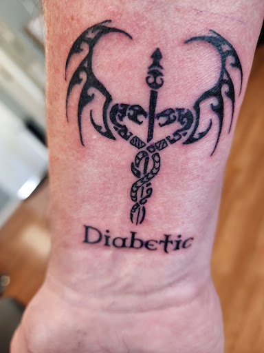 Explore small fishing tattoo ideas, creative tattoo ideas in Tucson, available at The Painted Lady Tattoo