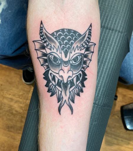 Explore velaris tattoo ideas, creative tattoo ideas in Asheboro, available at Blue Luna Tattoo Company, LLC