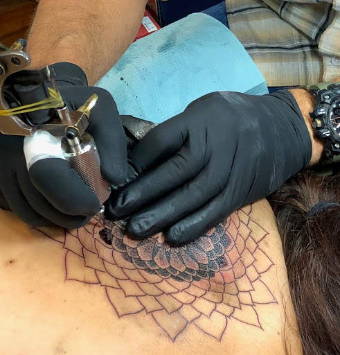 Explore neck tattoo cover up ideas, creative tattoo ideas in Sedona, available at Physical Graffiti Tattoo