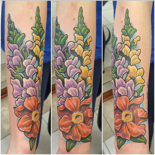 Explore brother and sister tattoo ideas, creative tattoo ideas in Hampton, available at Blue Horseshoe Tattoo and Body Piercing