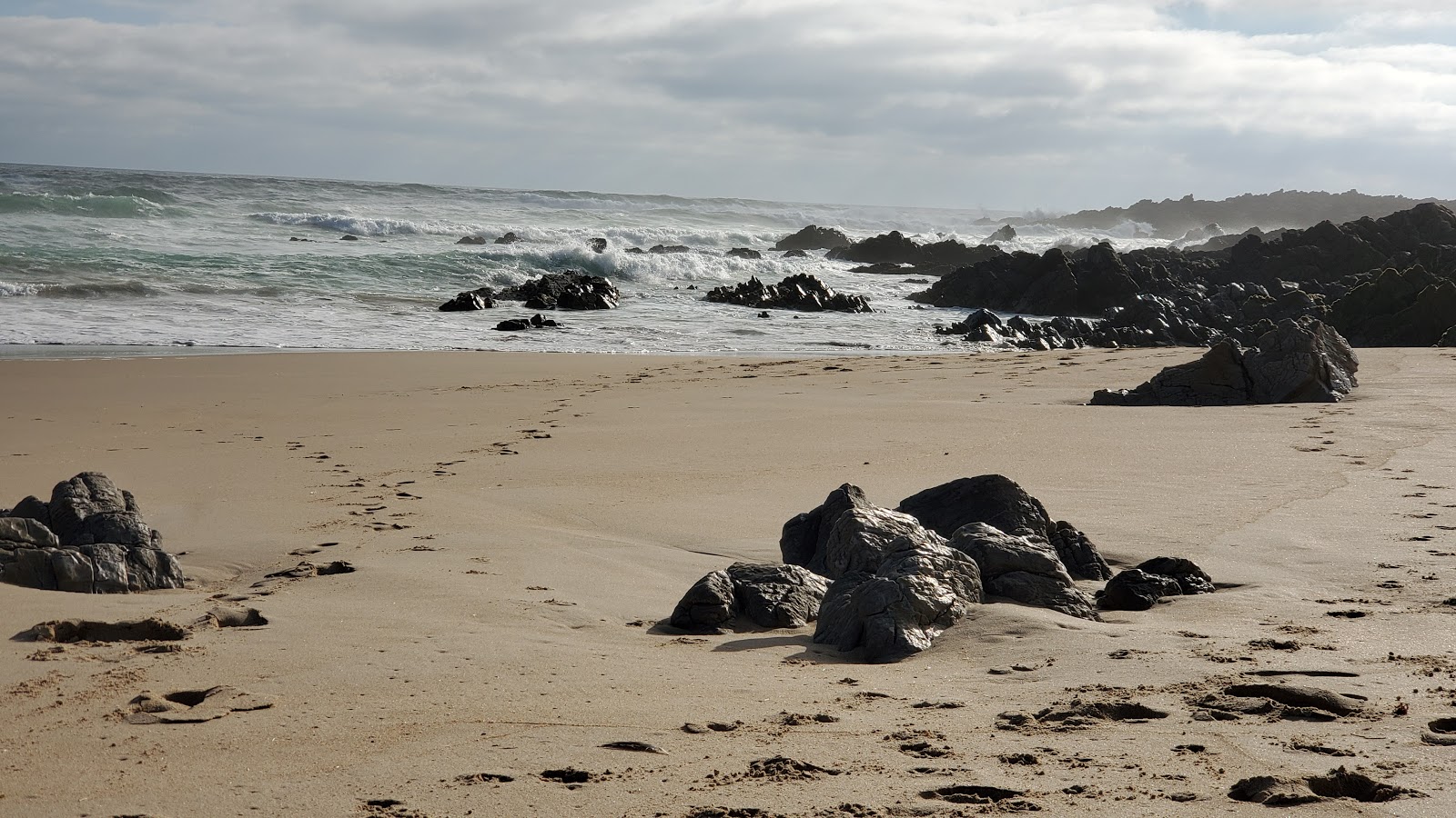 Foto van Wasserna's beach met helder fijn zand oppervlakte