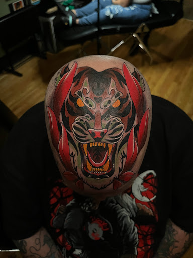 Explore tattoo ideas for dead dog, creative tattoo ideas in Lake Villa, available at Eternal Tiger Tattoo