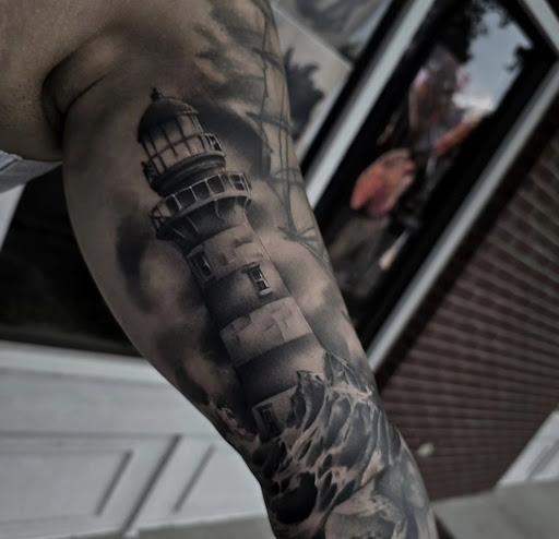 Explore halloweentown tattoo ideas, creative tattoo ideas in Valdosta, available at Acid Ink Tattoos