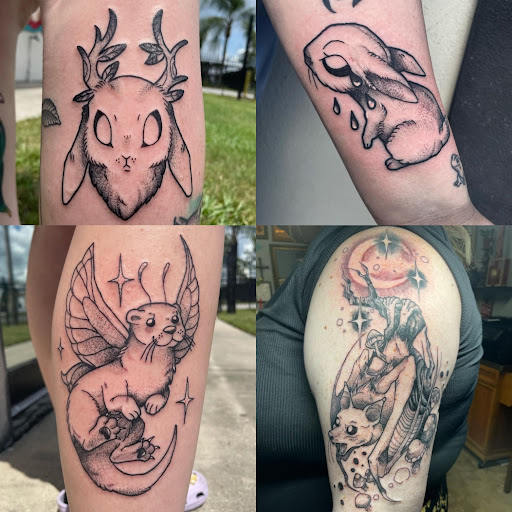 Explore bodybuilding tattoos ideas, creative tattoo ideas in Winter Haven, available at Pinkys Place Winter Haven