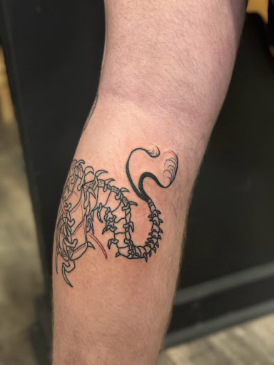 Explore forearm tattoo ideas for men, creative tattoo ideas in Goose Creek, available at Red Kirin Tattoo