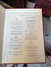 Ostaria Antico Dolo à Venice menu